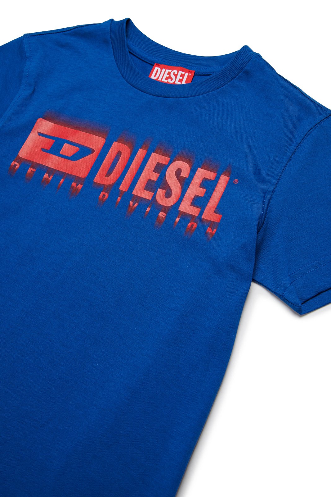 Diesel Kids Logo Printed Crewneck T-Shirt