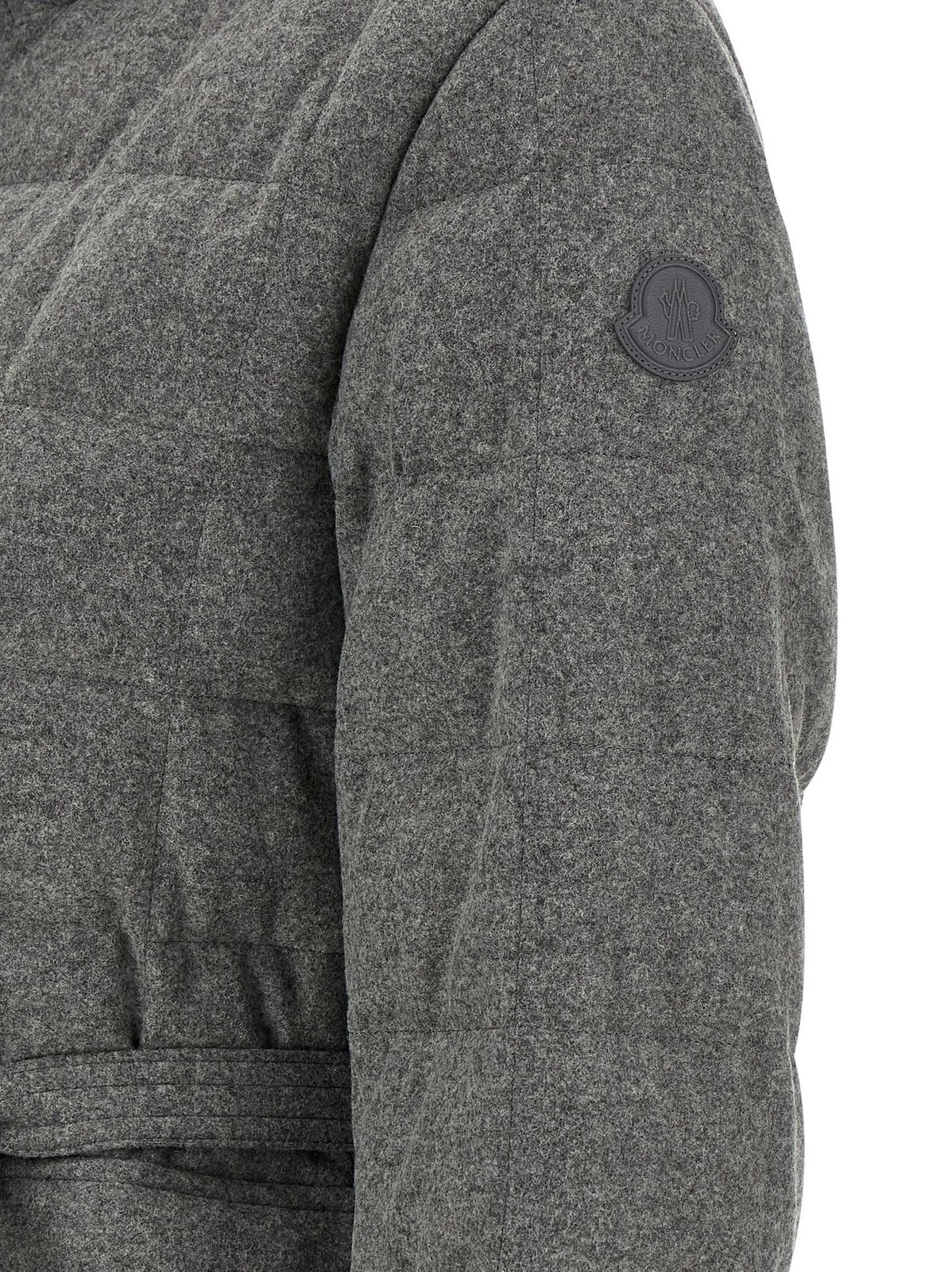 Moncler Tied-Waist Padded Jacket