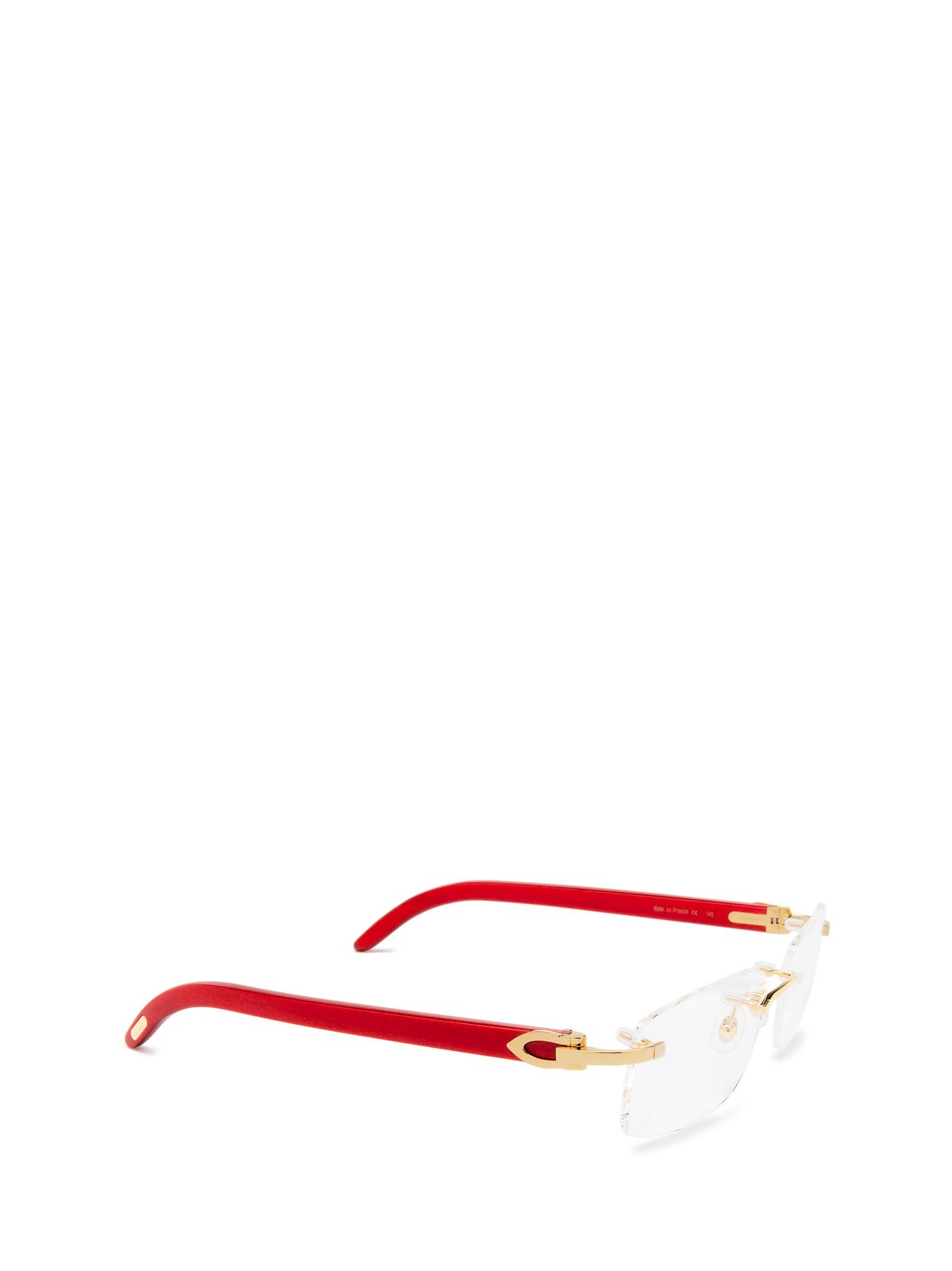Cartier Rimless Rectangular Glasses