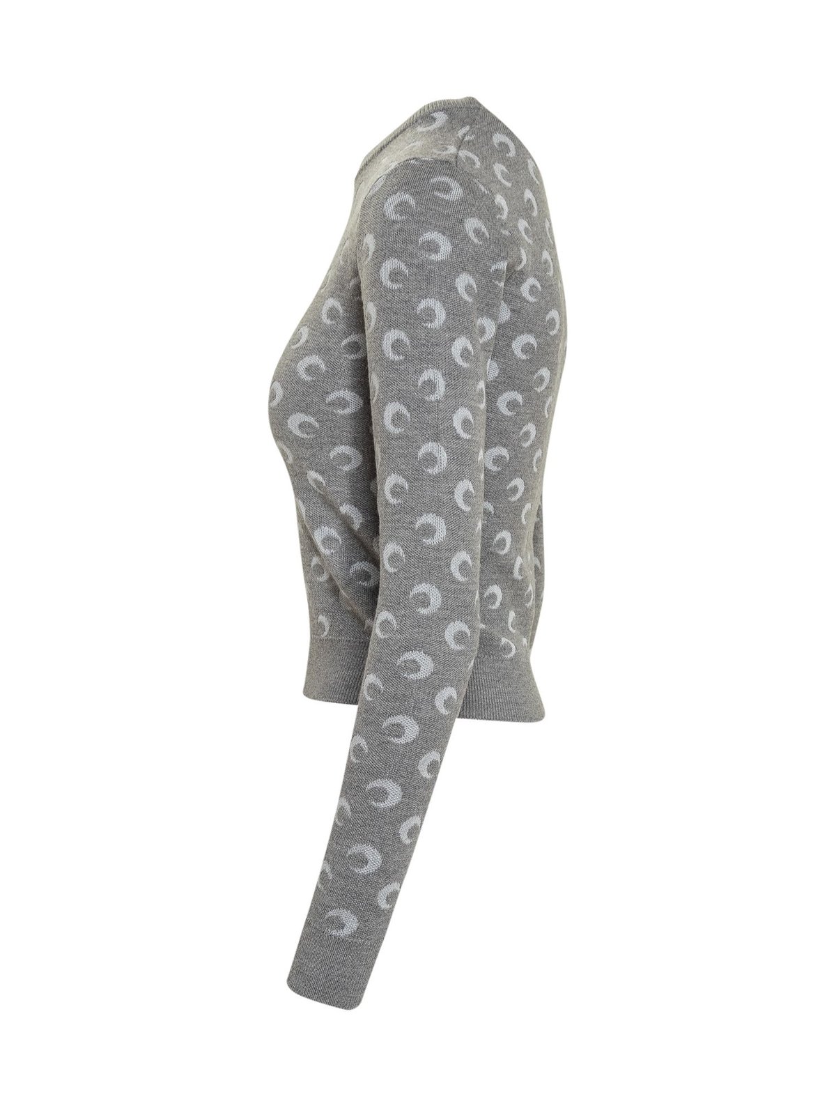 Marine Serre Moon Jacquard Knitted Sweater