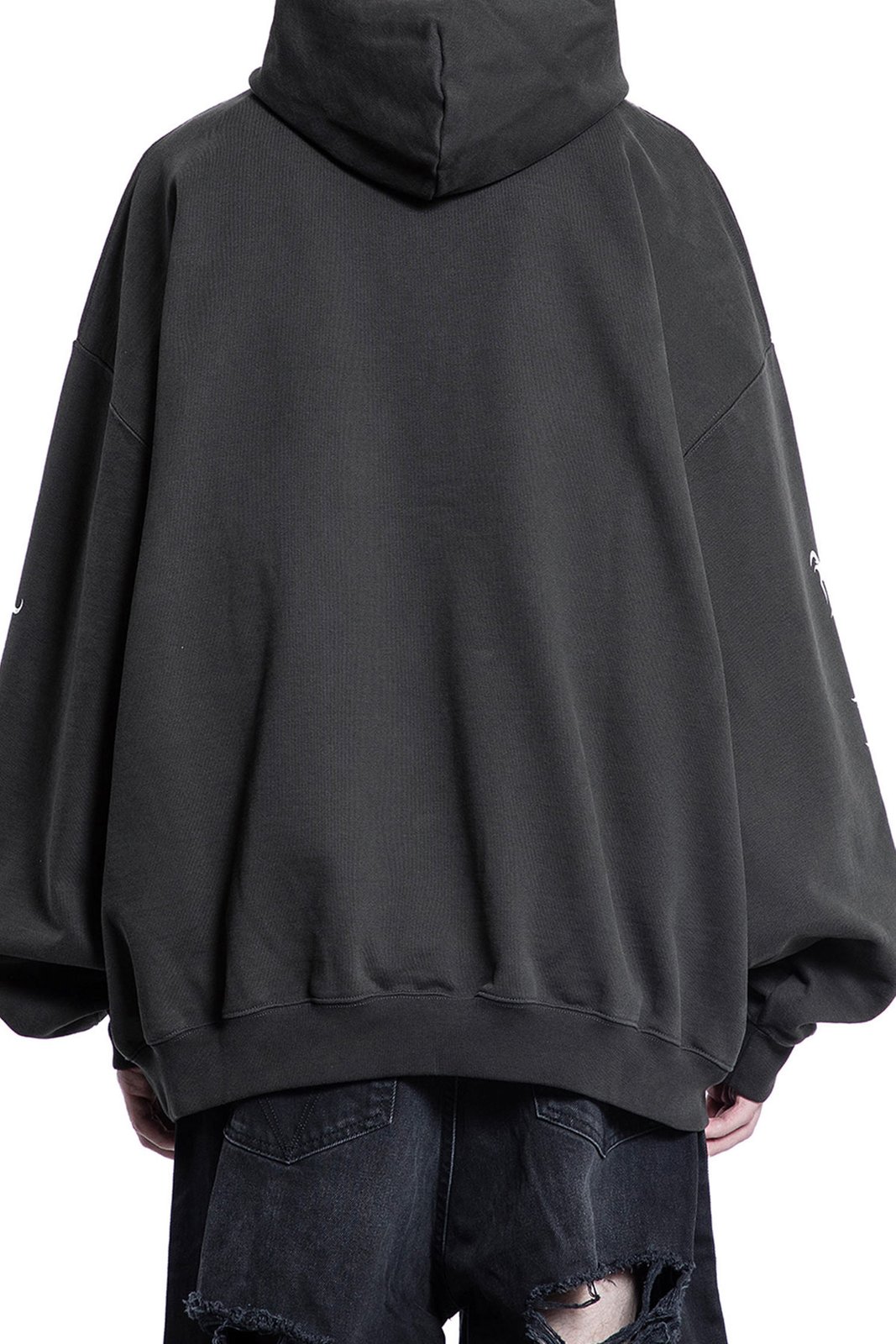 Vetements Graphic Printed Drawstring Hoodie