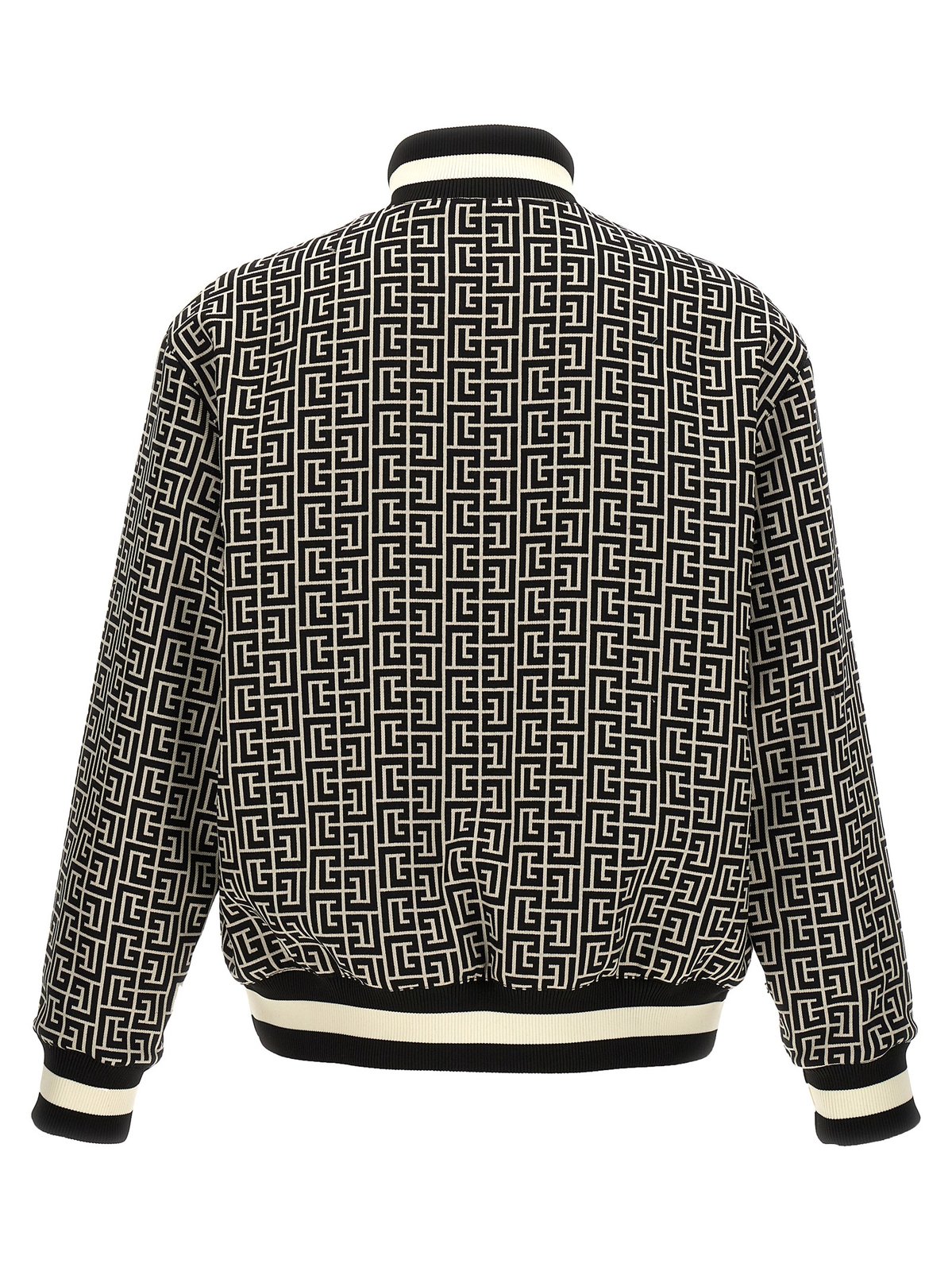 Balmain Monogram Reversible Bomber Jacket