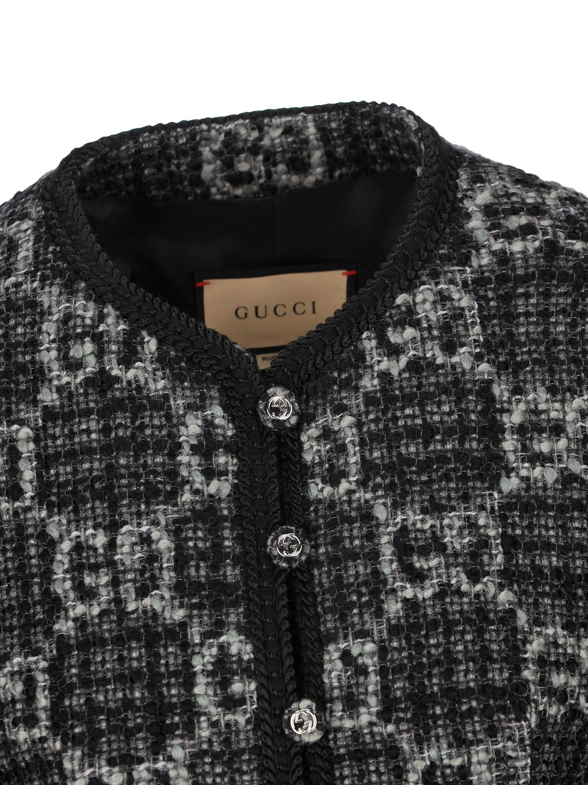 Gucci GG Tweed Button-Up Jacket