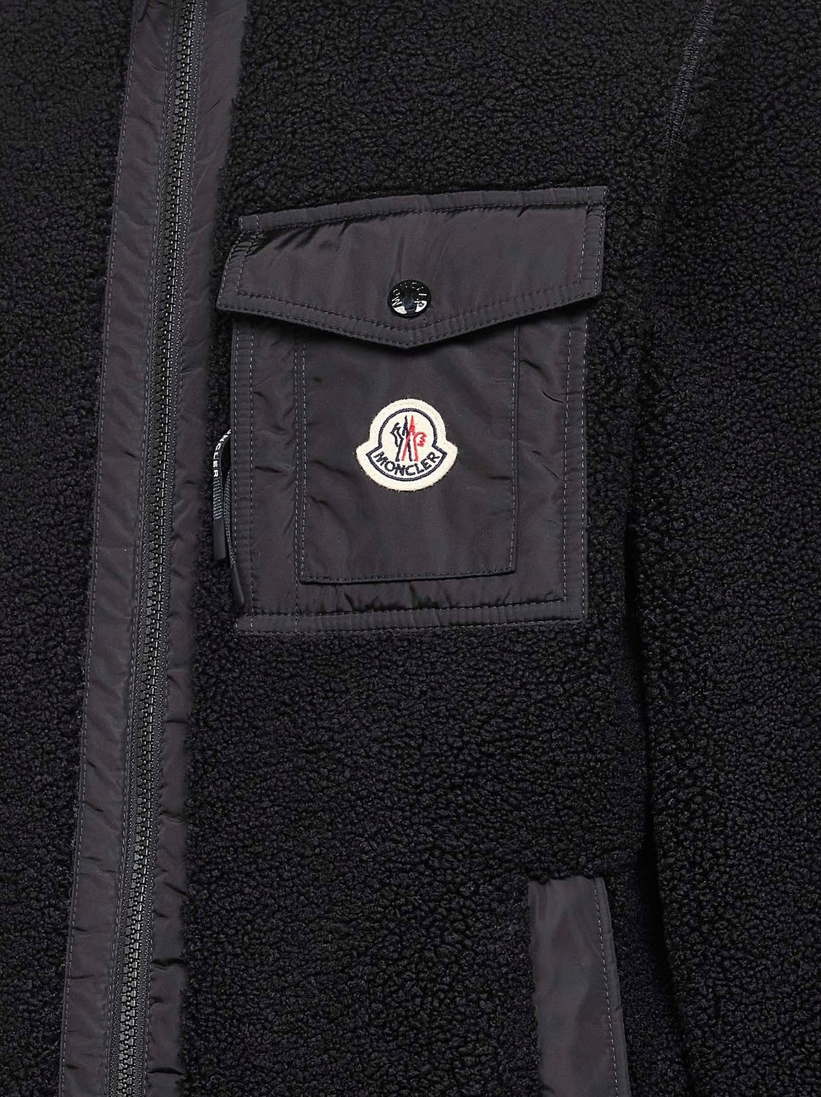 Moncler Teddy Zip-Up Sweatshirt
