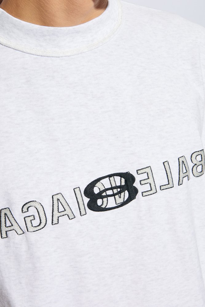 BALENCIAGA BB MODEロゴ Tシャツ