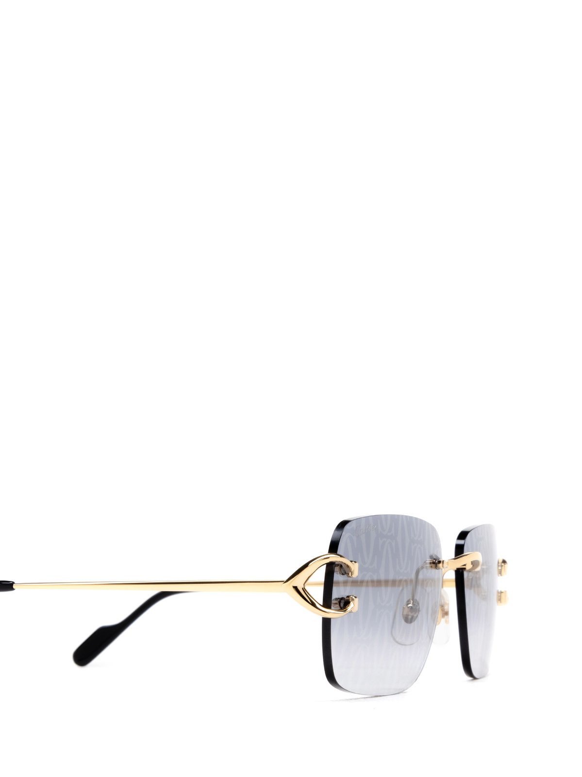 Cartier Rectangle Frame Sunglasses