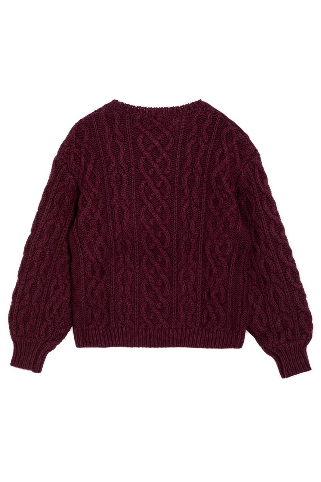 Chloé Kids Cable-Knit Crewneck Jumper