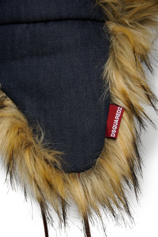 Dsquared 2 kids 퍼 후드 트래퍼 햇