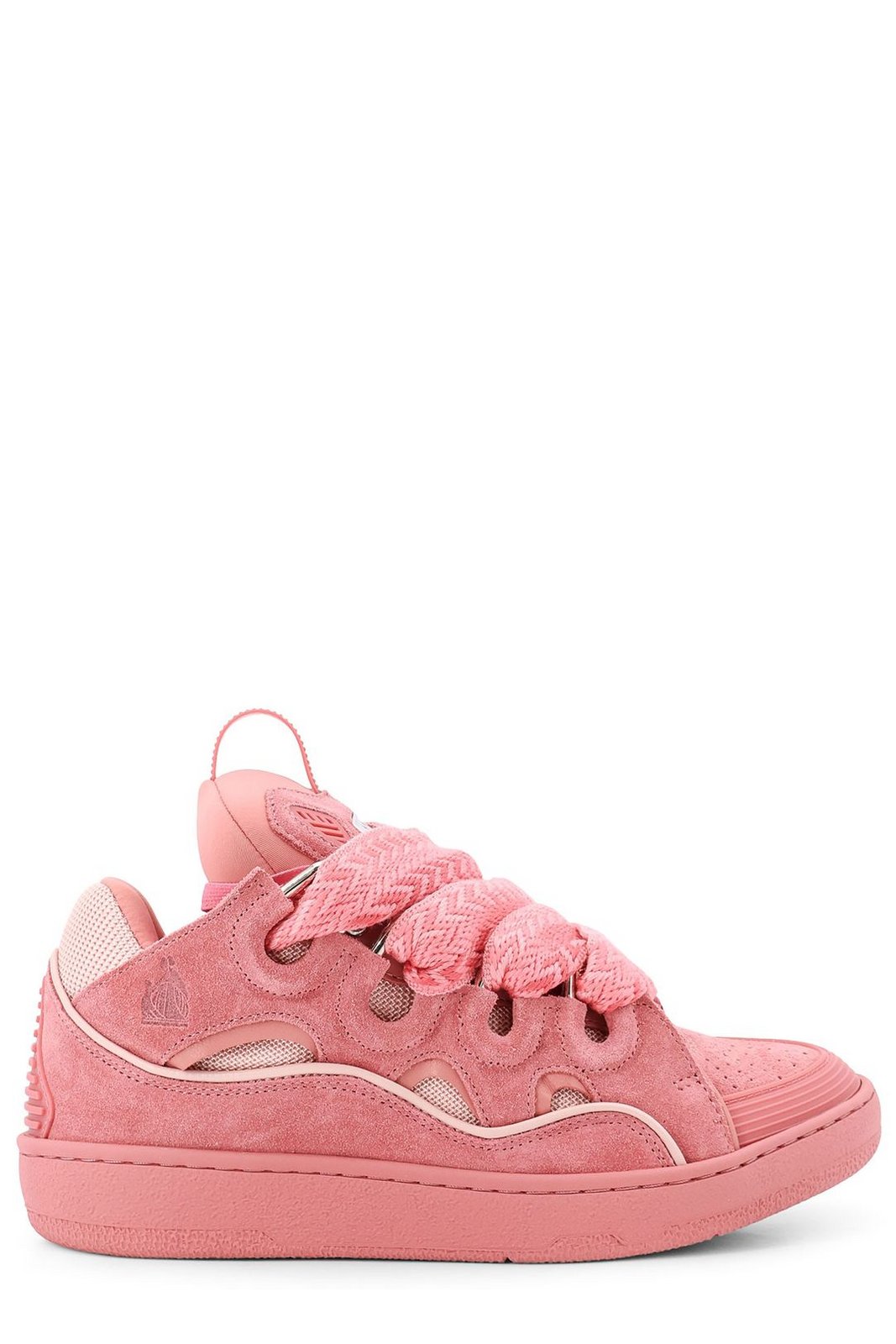 Lanvin Curb Lace-Up Sneakers