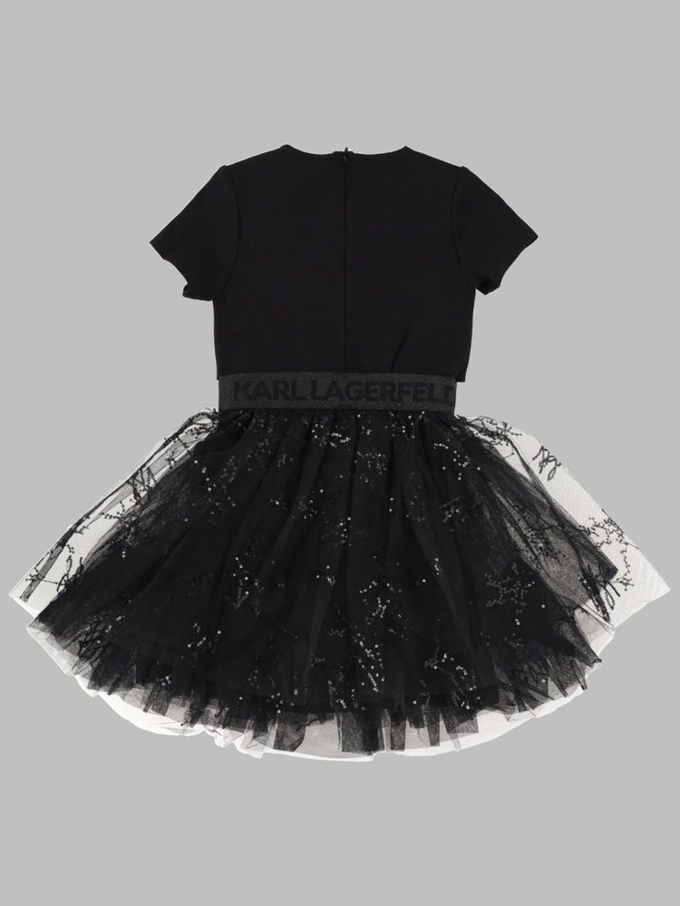 Karl Lagerfeld Kids 튤 스커트 원피스