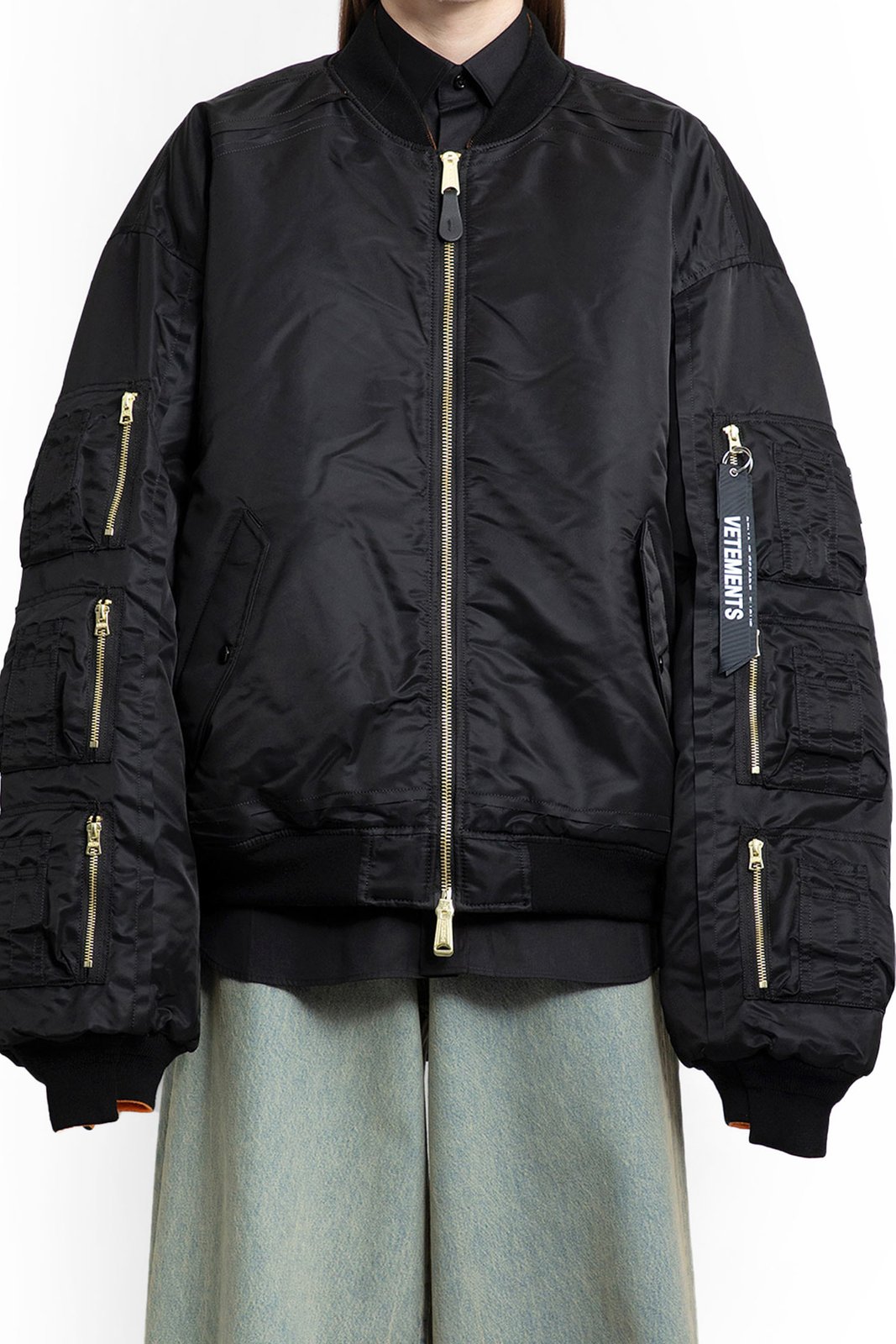ジャケット・アウター vetements 21AW bomber jacket size xs Buy VETEMENTS men navy blue x alpha industries reversible