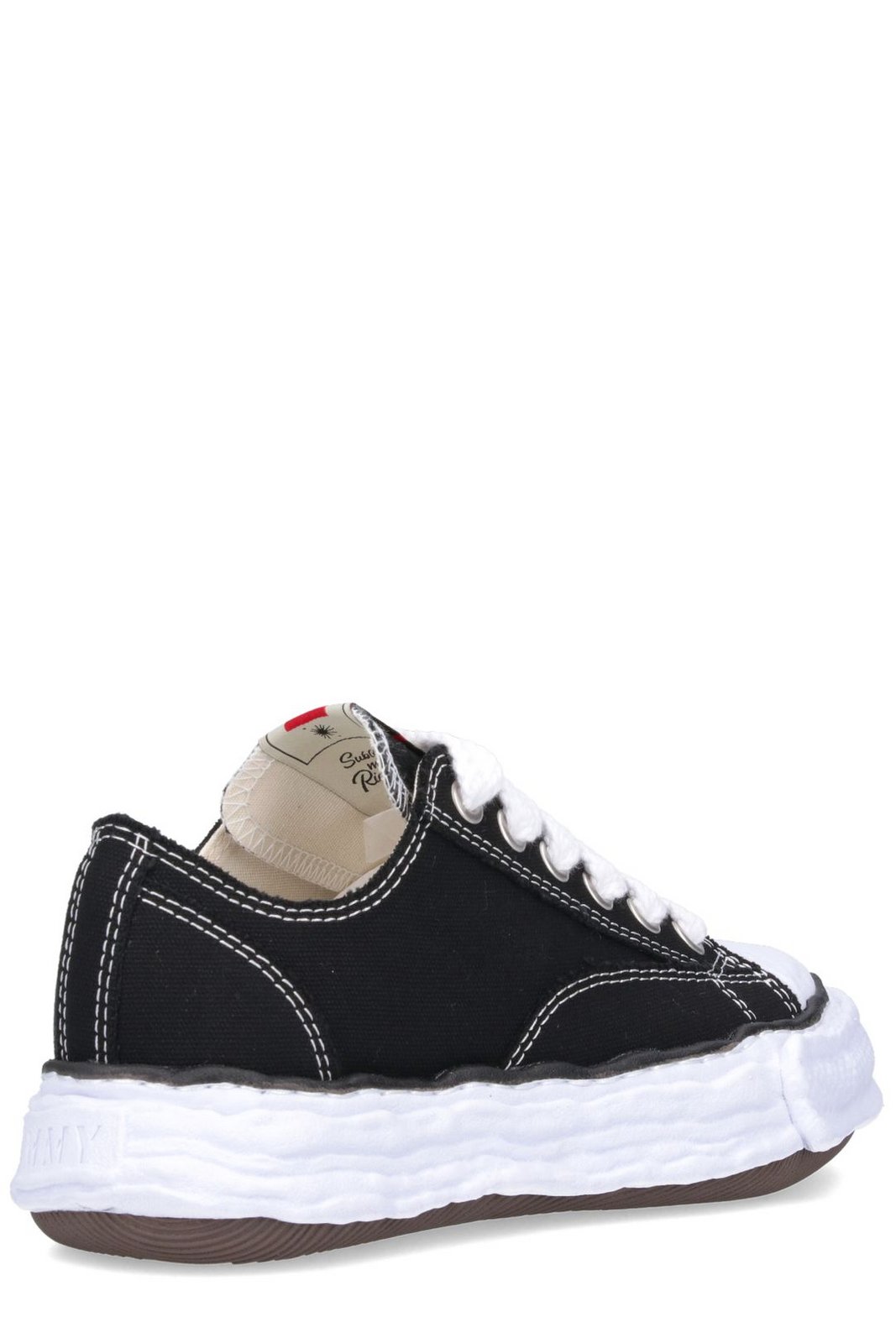 Maison Mihara Yasuhiro Round-Toe Lace-Up Sneakers