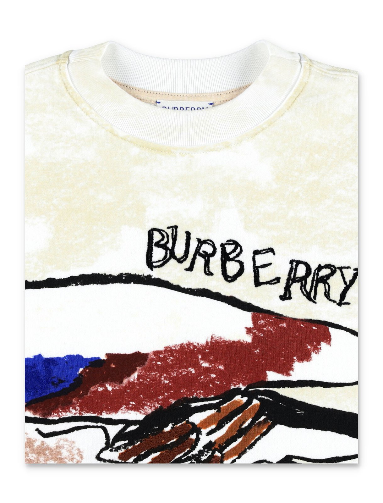 【BURBERRY】 DUCKロゴ刺繍 コットンTシャツ 23800285_53773406_1000.jpg
