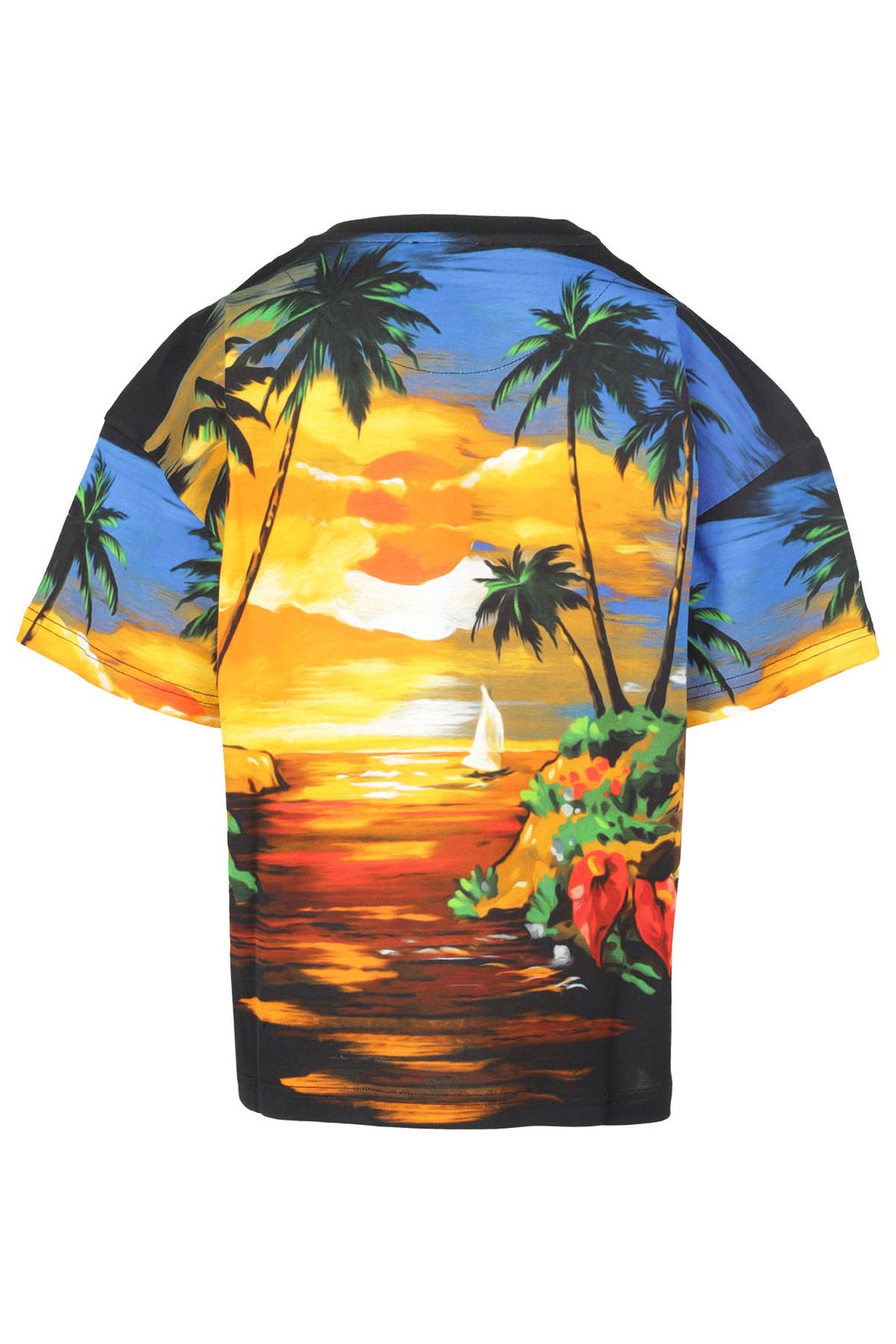 Dolce & Gabbana Kids Graphic Printed Crewneck T-Shirt