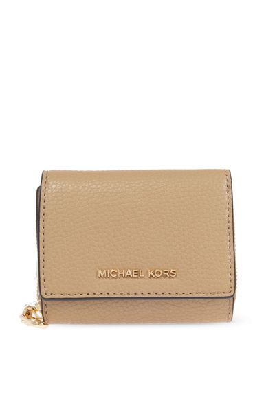 Michael Michael Kors Logo Plaque Chained Small Cardholder – Cettire