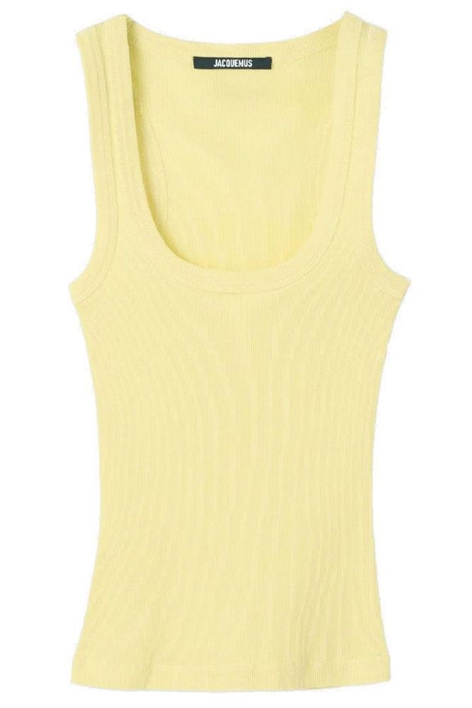 JACQUEMUS 리브드 탱크탑