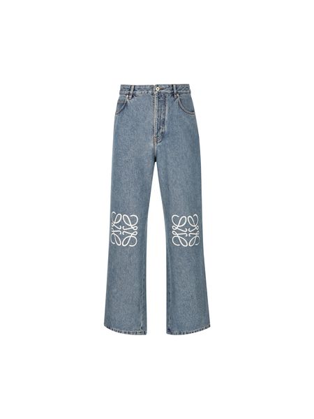Loewe Pixel Collection Denim Pants Loewe Pixels Motif Loewe Pixel Collection Denim Pants Loewe Pixels Motif