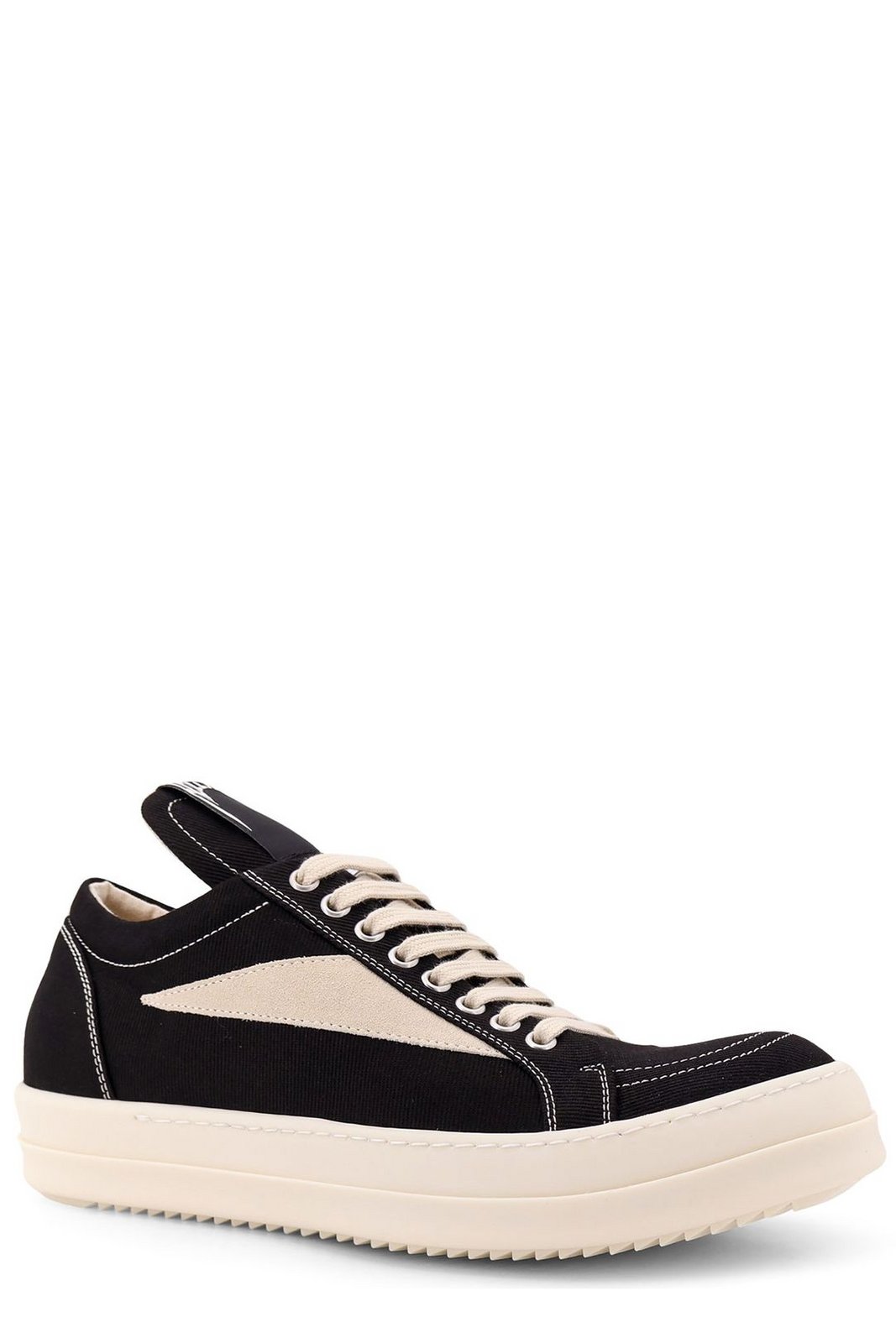 Rick Owens DRKSHDW Round Toe Lace-Up Sneakers