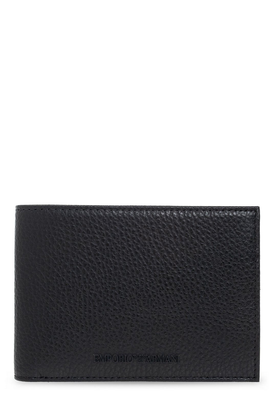 Emporio Armani Logo Lettering Bi-Fold Wallet And Keyring Set