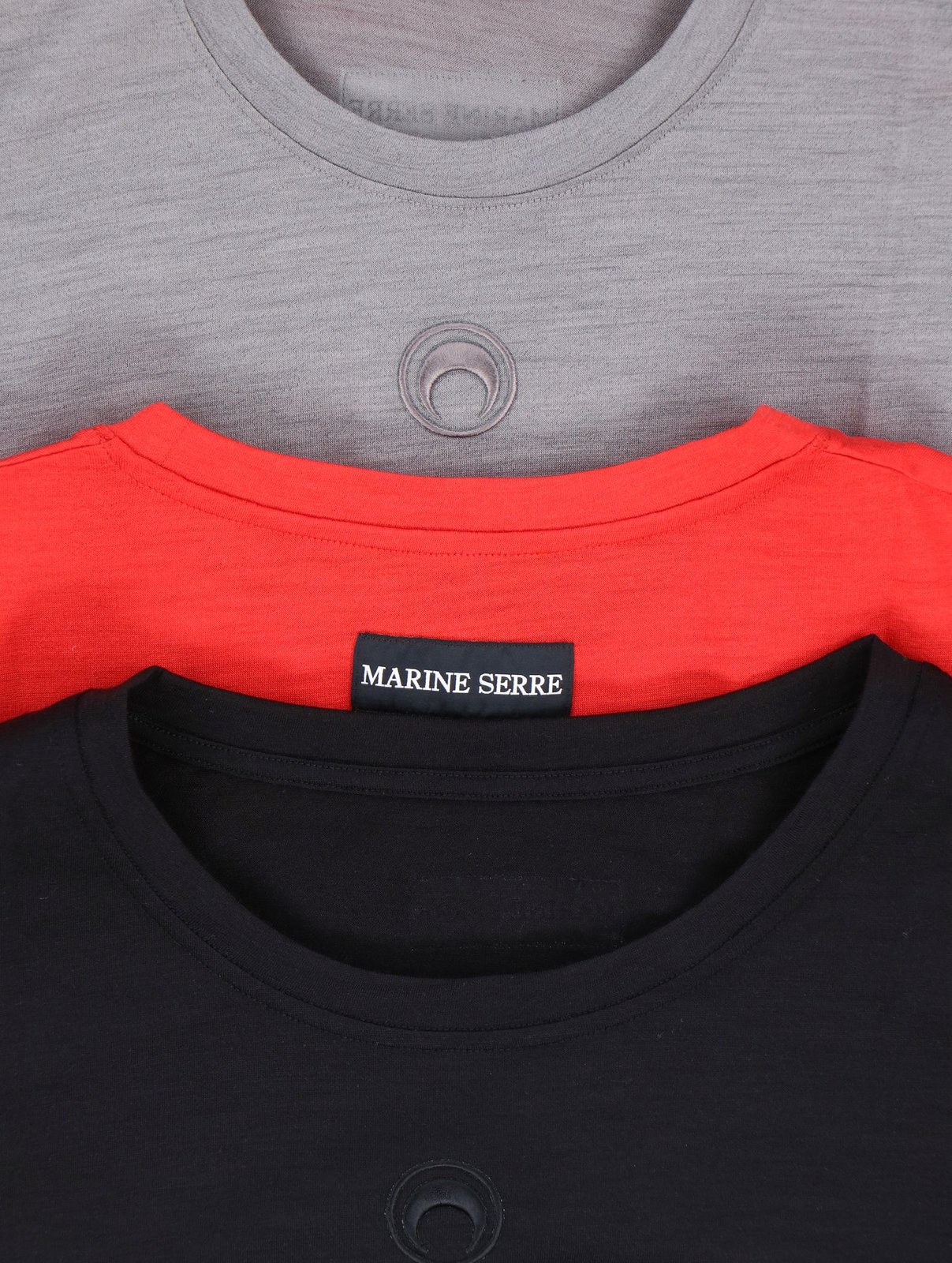 Marine Serre Pack Of Three Jersey T-Shirts Set