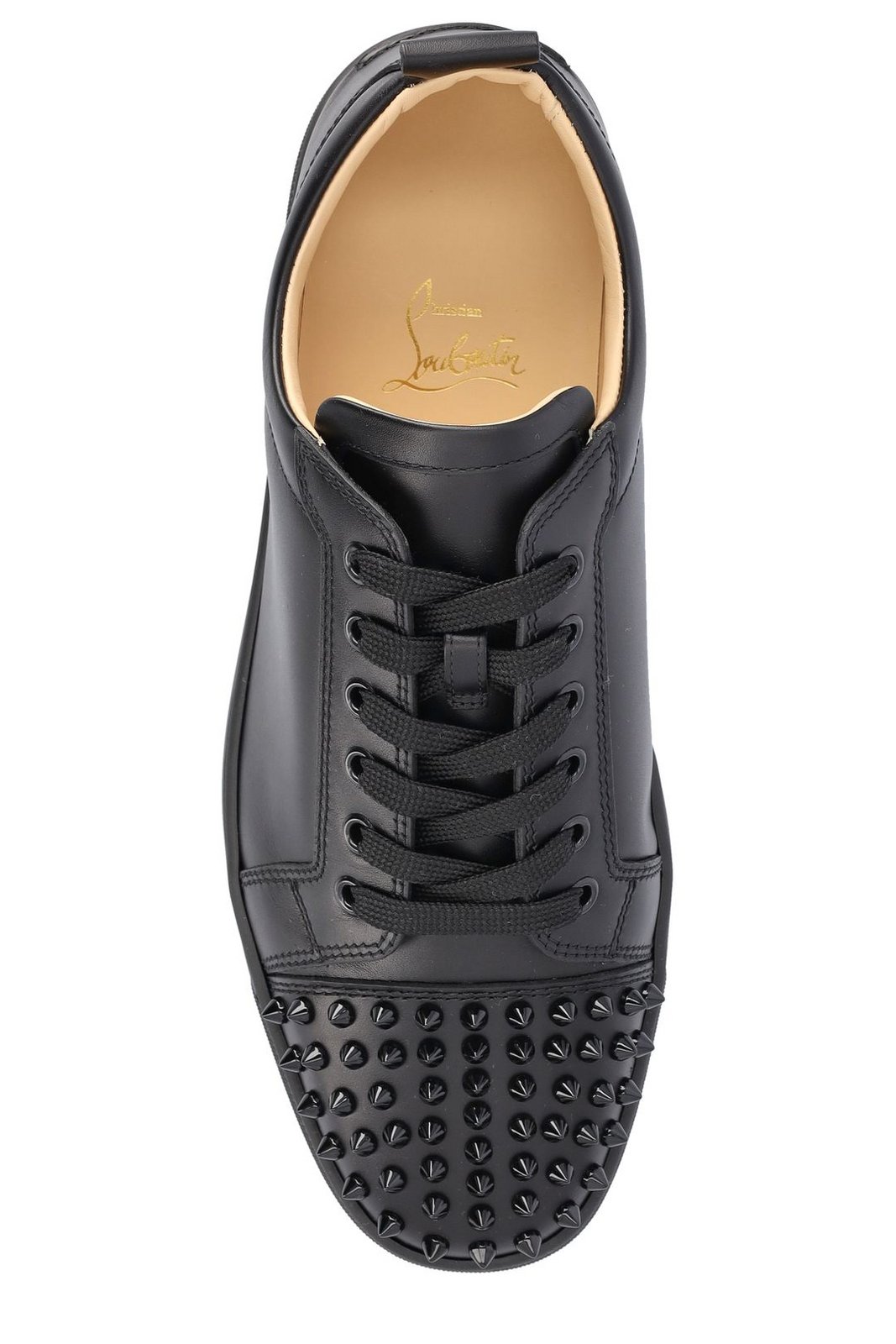 Christian Louboutin Stud Detailed Lace-Up Sneakers
