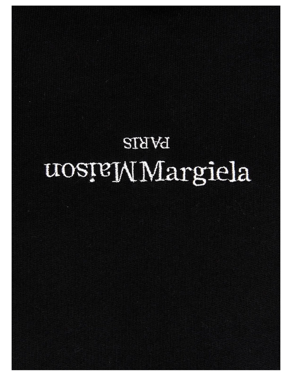 Maison Margiela Logo Embroidered Hoodie