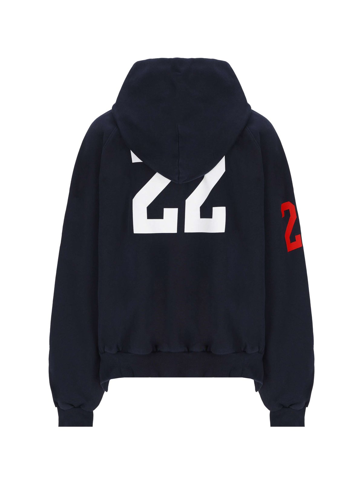 BALENCIAGA パーカー UNISEX Balenciaga 22 Printed Zip-Up Hoodie – Cettire