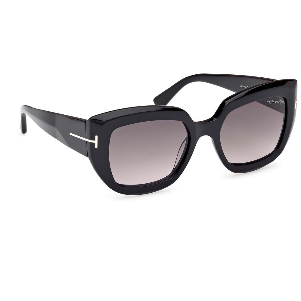 TOMFORD キャットアイフレムサンクラス FT119253 01B Tom Ford Cat Eye Sunglasses