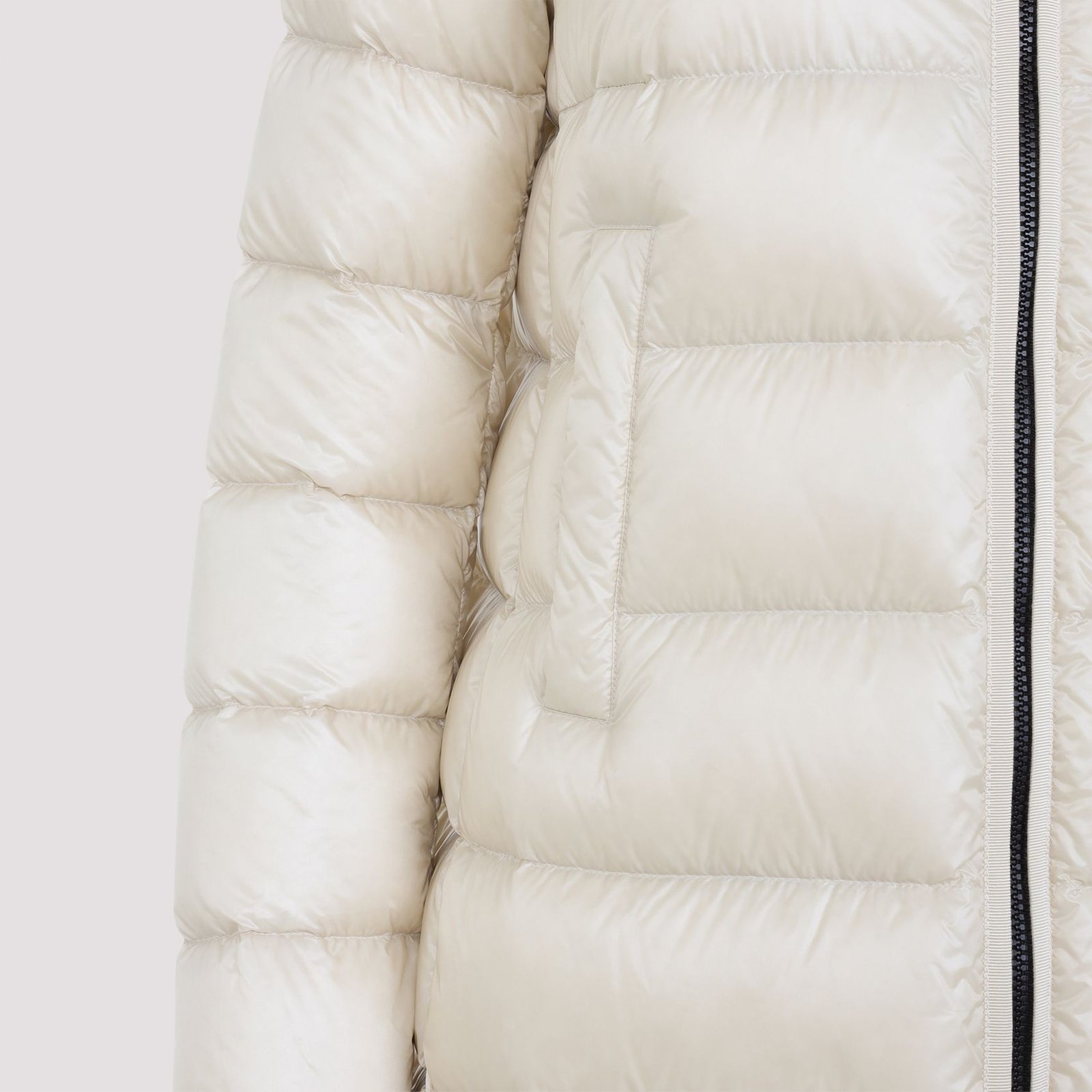 Moncler Zip-Up Quilted Coat