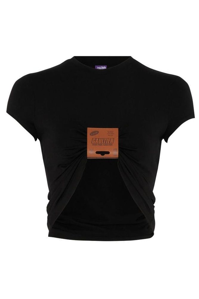 JEAN PAUL GAULTIER 루치드 로고 패치 티셔츠