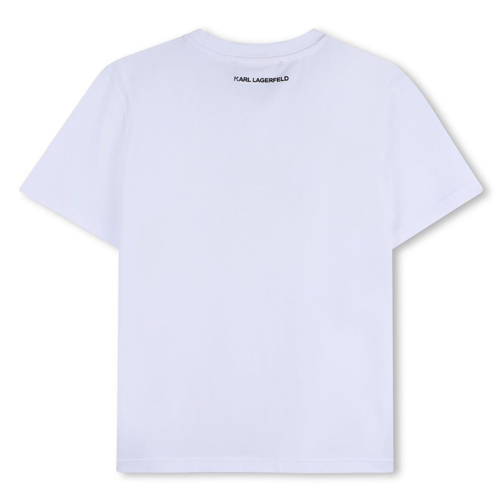 Karl Lagerfeld Kids 크루넥 티셔츠