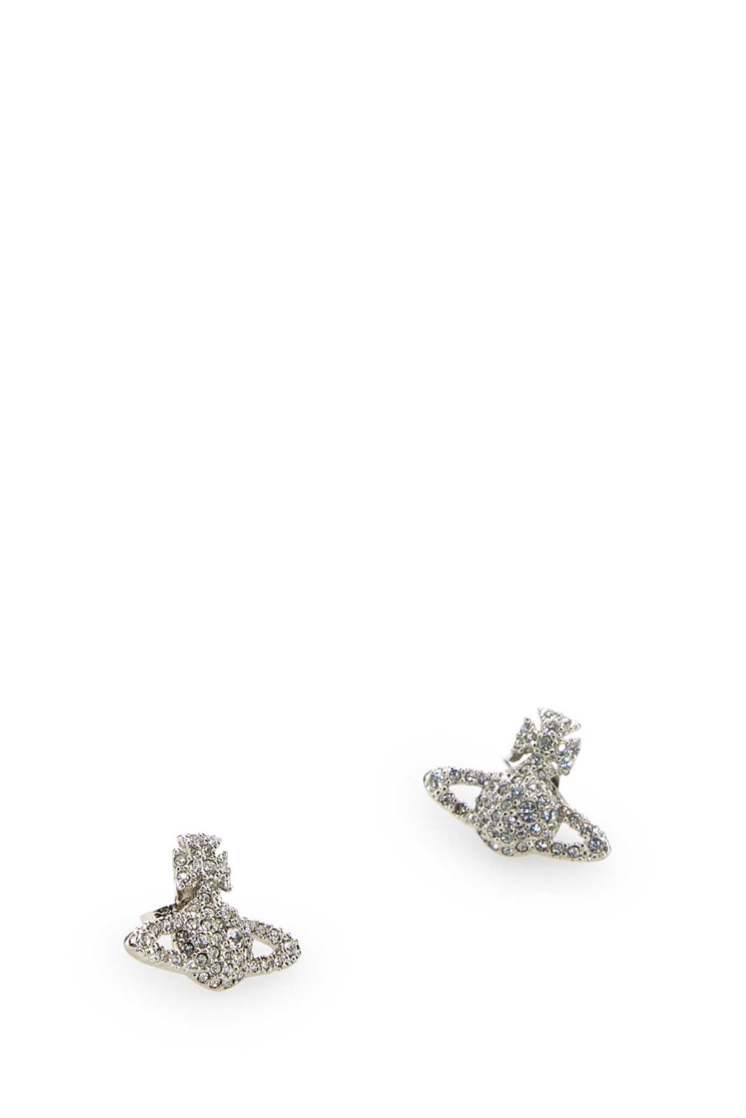 Vivienne Westwood Embellished Logo Engraved Earrings