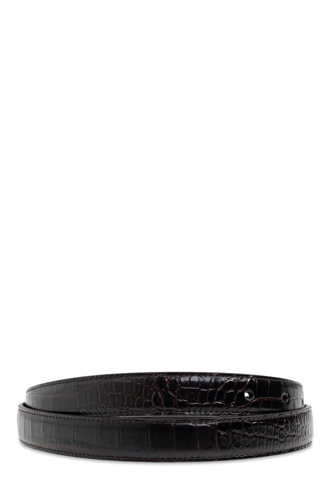 Saint Laurent Logo Plaque Belt