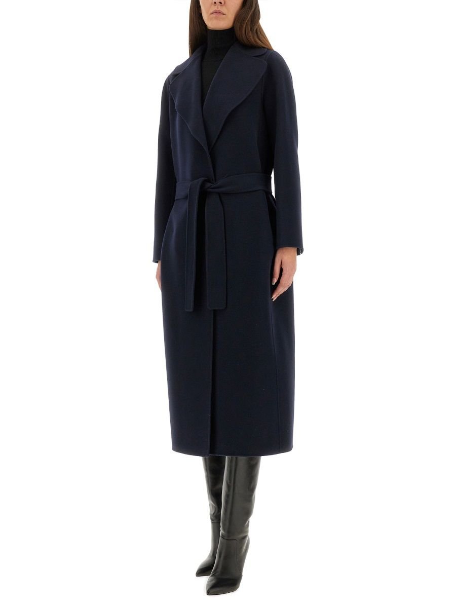 'S Max Mara Poldo Belted Long-Sleeved Coat