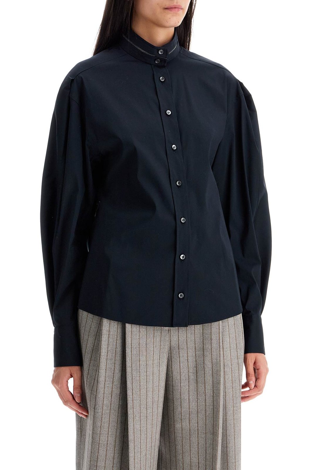 極美品 ブルネロクチネリ S モニーレ ポロシャツ ストレッチ コットン