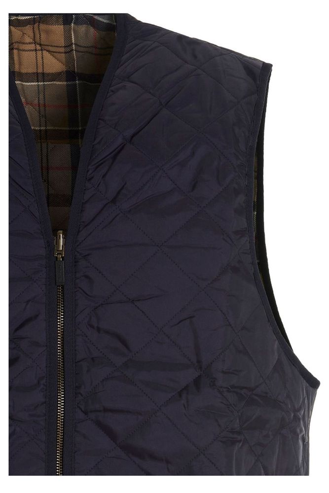 BARBOUR 퀼팅 집업 조끼