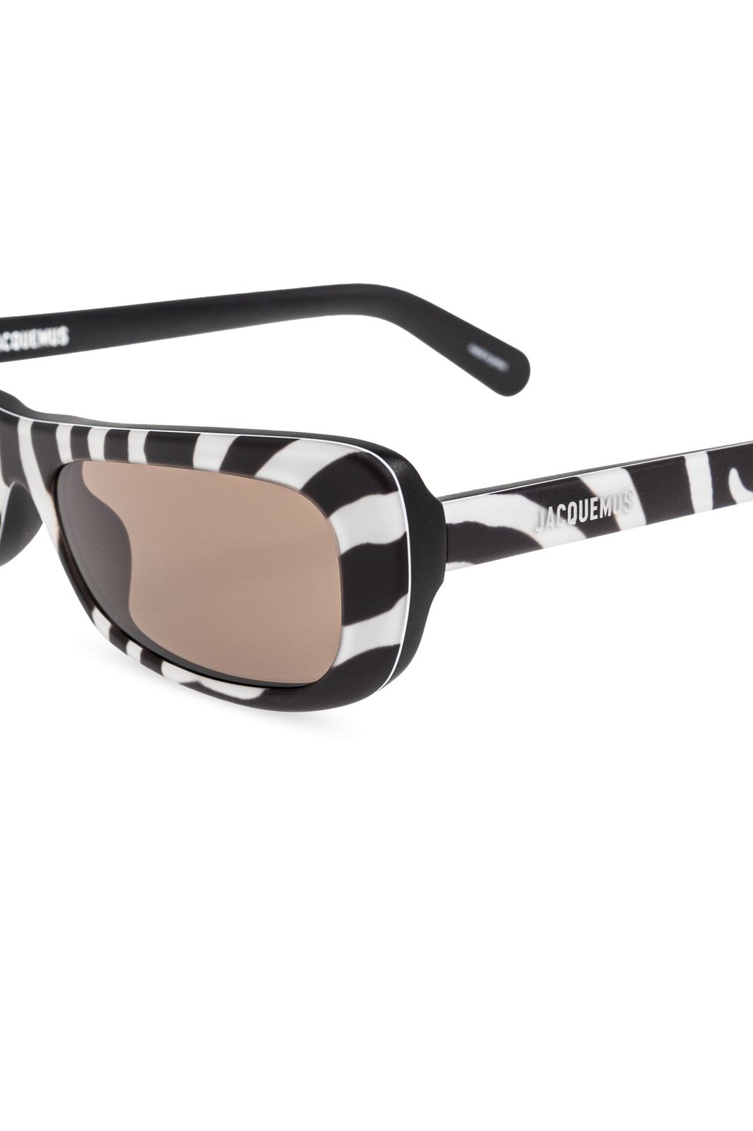 Jacquemus X Linda Farrow Capri Rectangle Frame Sunglasses