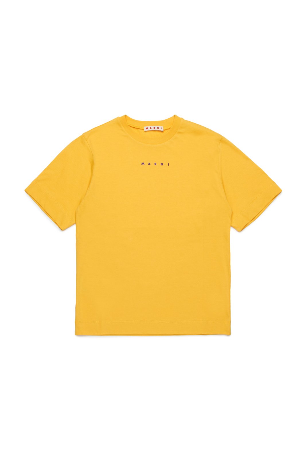 Marni Kids Logo Detailed Crewneck T-Shirt