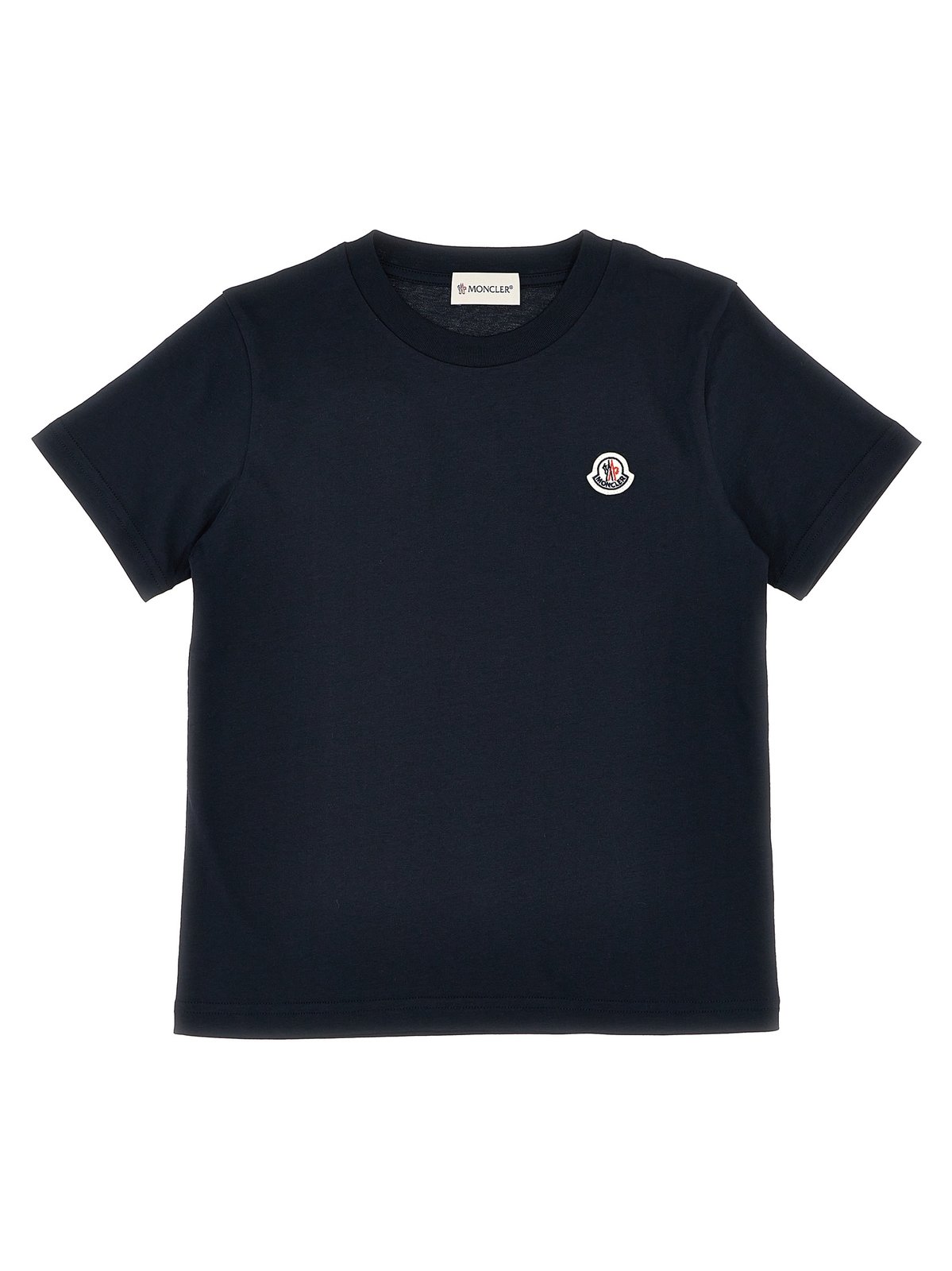 Moncler Enfant Logo Patch Crewneck T-Shirt