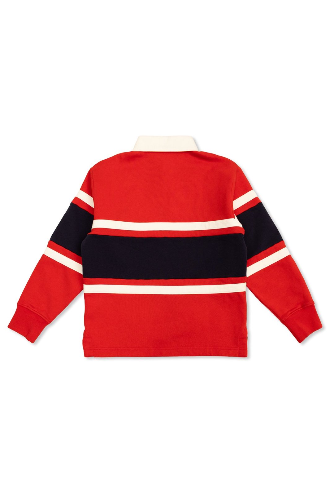 Palm Angels Kids Long Sleeve Polo Shirt