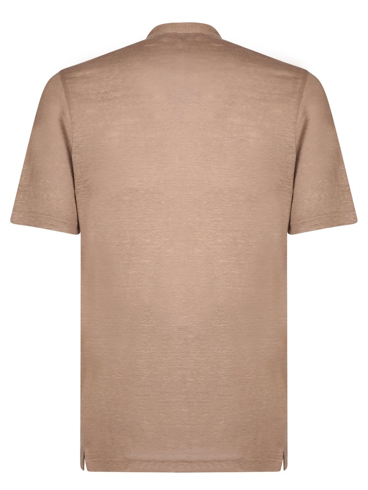 Lardini Short Sleeved Mock-Neck T-Shirt – Cettire