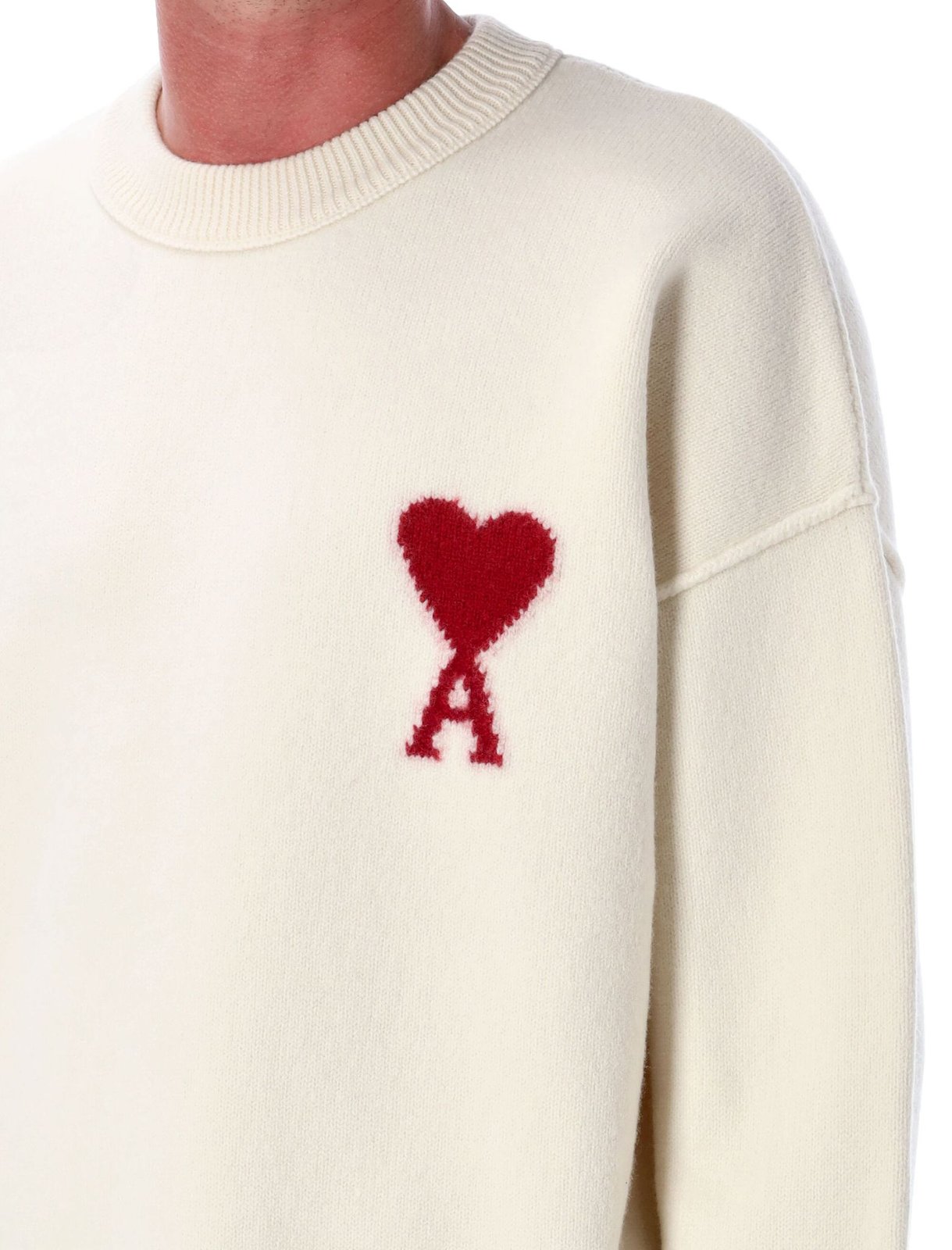 AMI Paris Ami de Coeur Crewneck Jumper