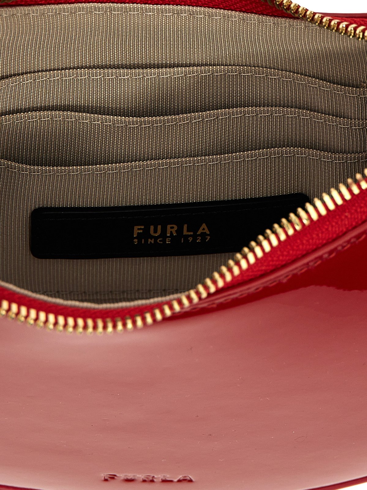 Furla Delizia Logo Embossed Mini Shoulder Bag