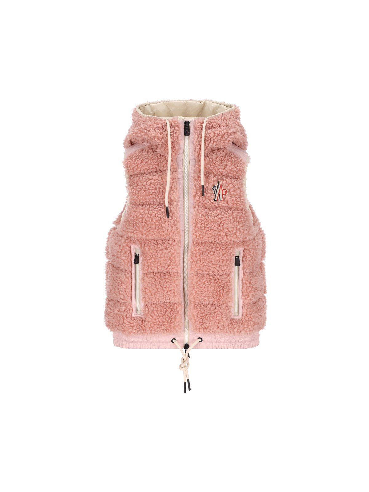 【MONCLER】Grenoble Padded Teddy ジップアップ ベスト Moncler Grenoble Padded Teddy Zip-Up Gilet – Cettire