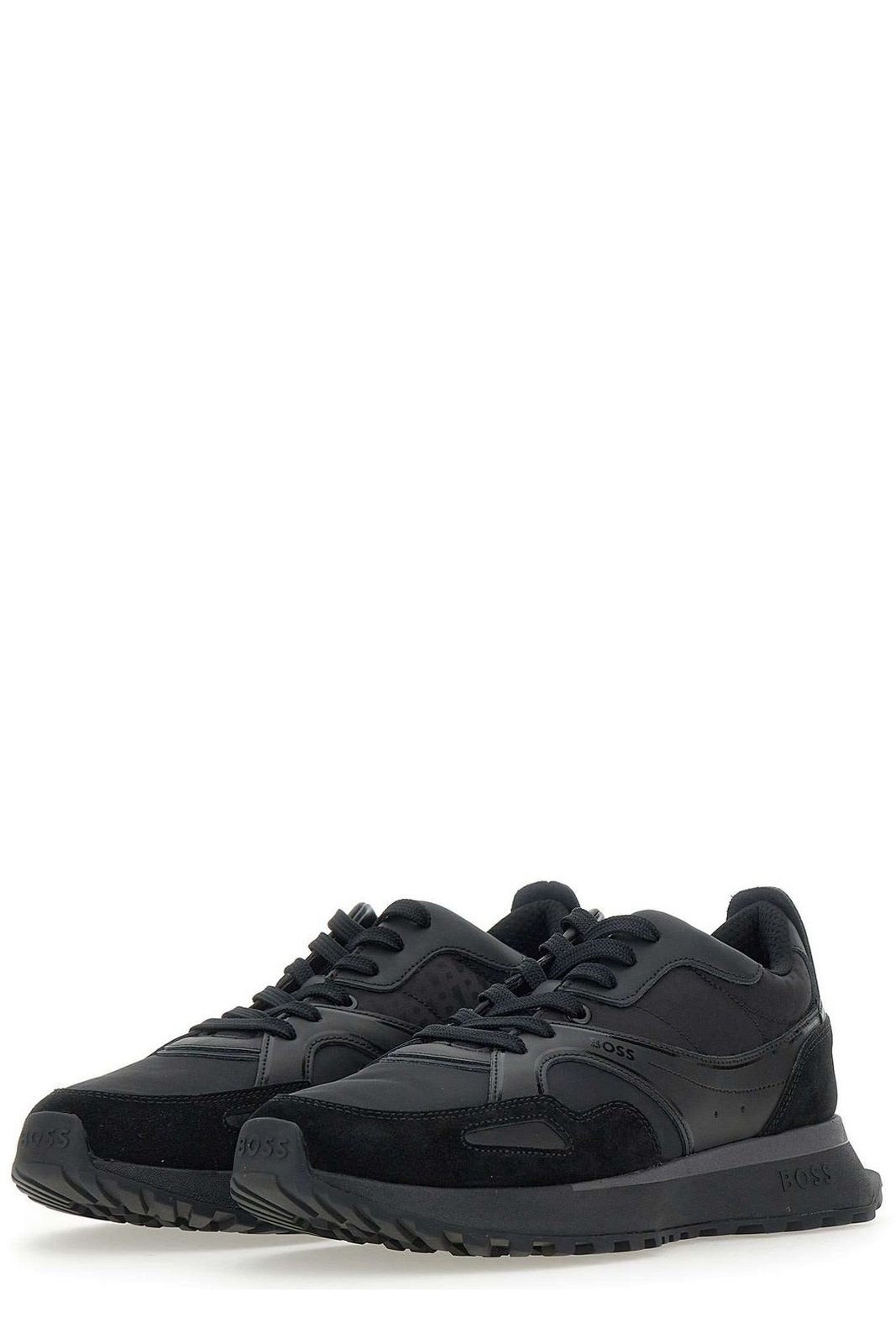 Boss Hugo Boss Logo Embossed Lace-Up Sneakers