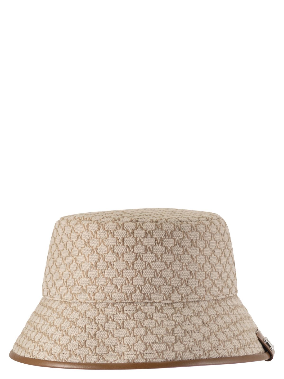 ハット Max Mara Cappello Bucket Con Logo Allover Max Mara Max Mara Logo Plaque Bucket Hat - Hats - Free