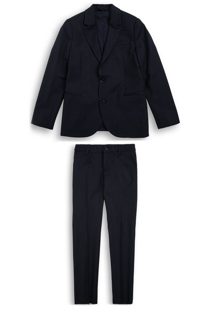 Emporio Armani キッズ シングルブレスト ツーピース スーツ – Cettire