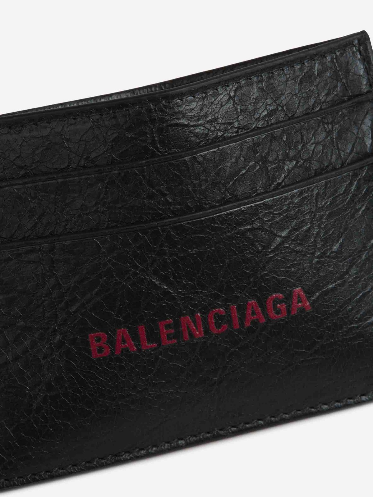 Balenciaga Logo Printed Cardholder