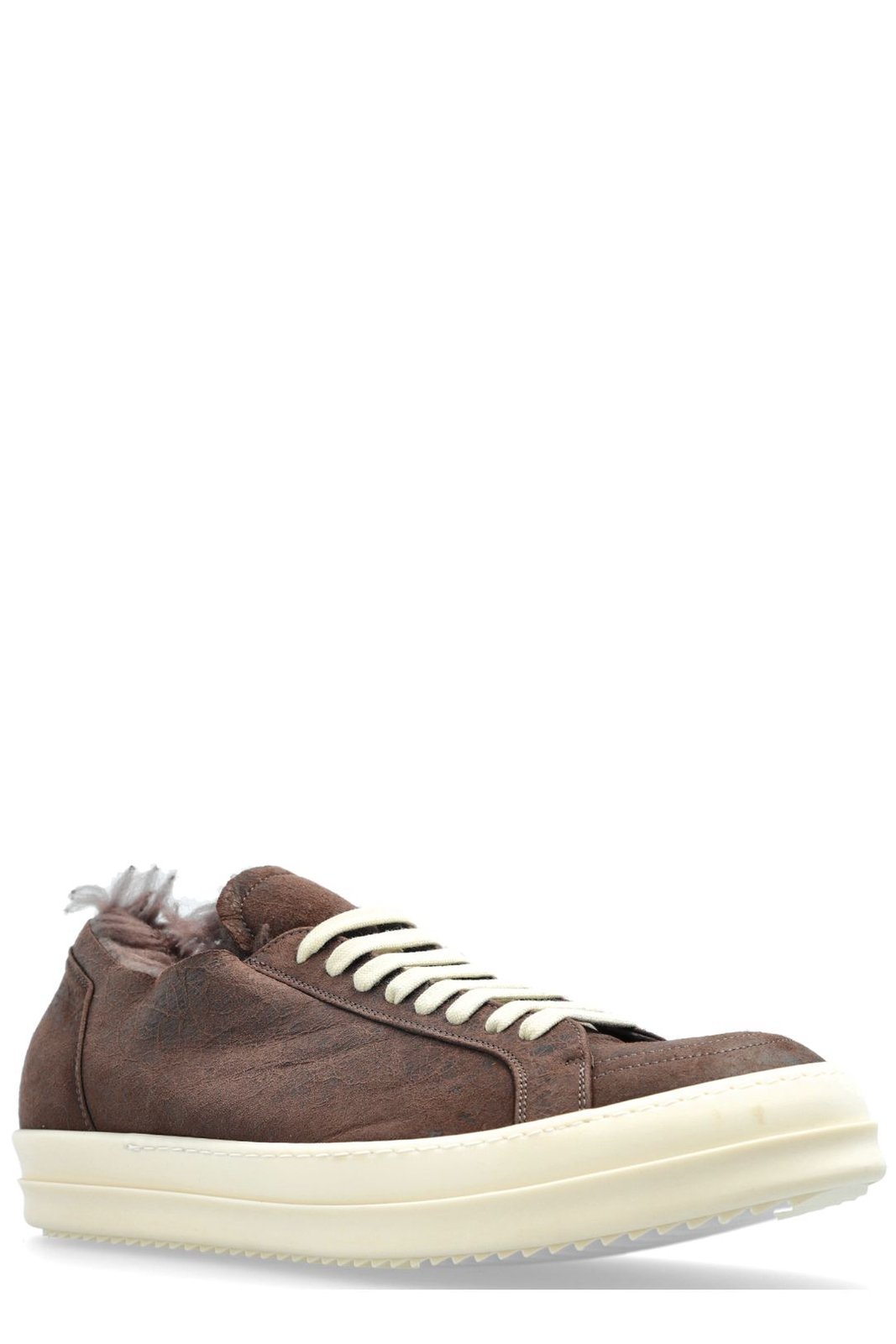 Rick Owens Minimal Vintage Lace-Up Sneakers