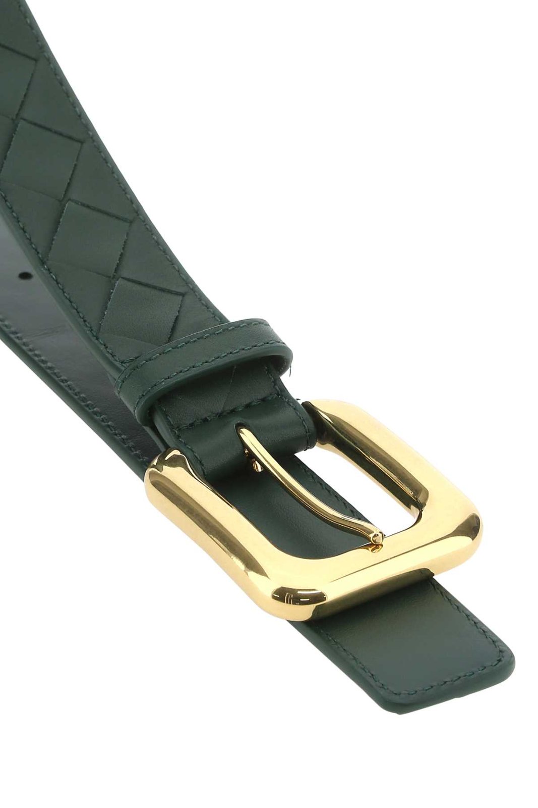 Bottega Veneta Woven Buckle Belt